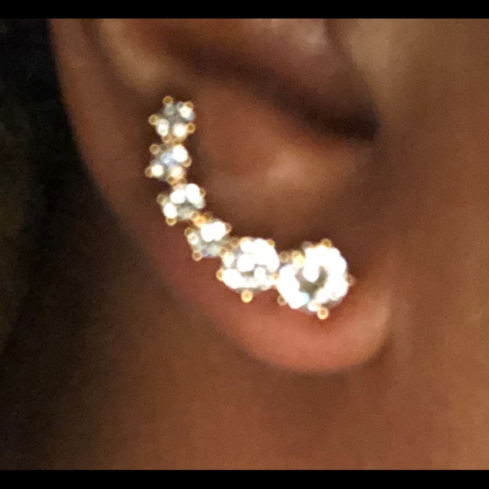 Gold Post Earrings